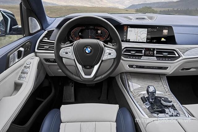 Hình ảnh nội thất bên trong xe BMW X7 2022