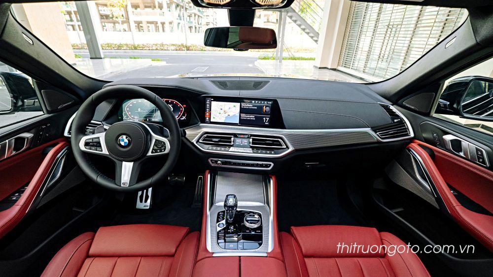 Nội thất của xe BMW X6 sang trọng và đẳng cấp
